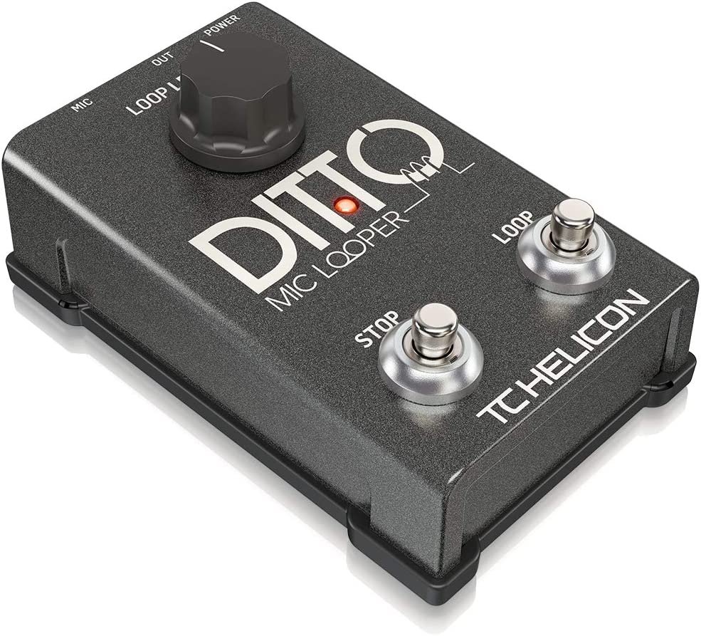 TC Helicon Ditto Mic Looper Pedal DITTOMICLOOPER for Vocals and Mic'd Instruments - Image 2