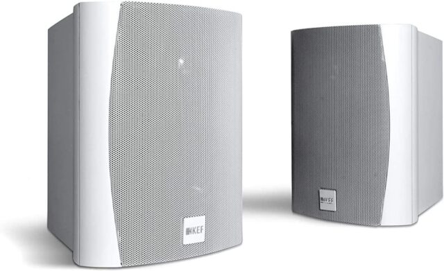 KEF Ventura-6 All-Weather Surface Mount Outdoor Speaker White - Pair