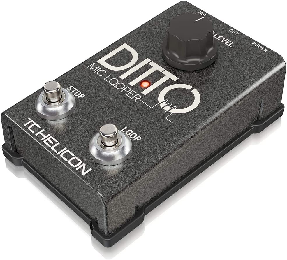 TC Helicon Ditto Mic Looper Pedal DITTOMICLOOPER for Vocals and Mic'd Instruments - Image 3