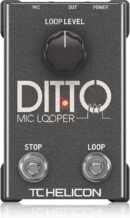 TC Helicon Ditto Mic Looper Pedal DITTOMICLOOPER for Vocals and Mic'd Instruments