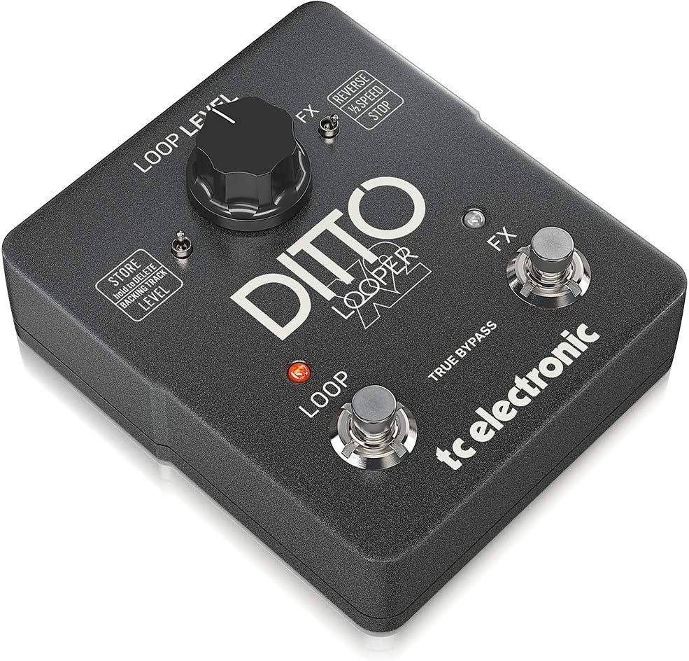TC Helicon Ditto X2 Looper Guitar Pedal with Reverse and Half-Speed Effects - Image 2