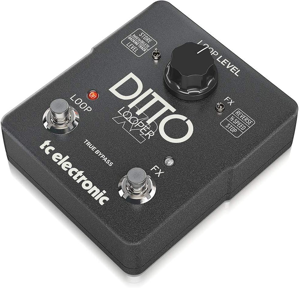 TC Helicon Ditto X2 Looper Guitar Pedal with Reverse and Half-Speed Effects - Image 3