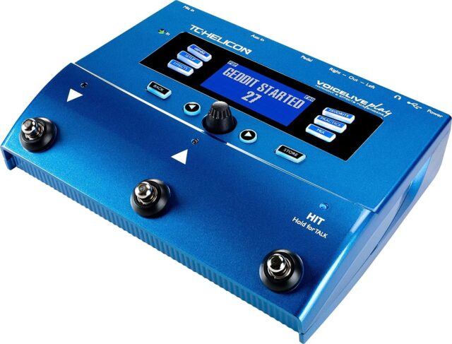 TC Helicon VoiceLive Play Vocal Processor Stompbox with 200+ Presets & Harmonies