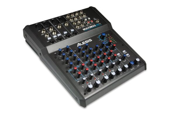 Alesis MultiMix 8 USB FX Mixer with 8 Channels and Built-in Effects