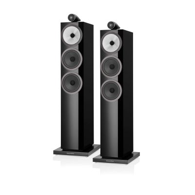 Bowers & Wilkins 703 S3 3-Way Floorstanding Loudspeaker, Gloss Black - Pair
