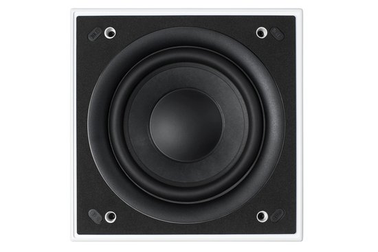 KEF Ci200QS UNI-Q 2 Square In-Wall Subwoofer White - Single - Image 4