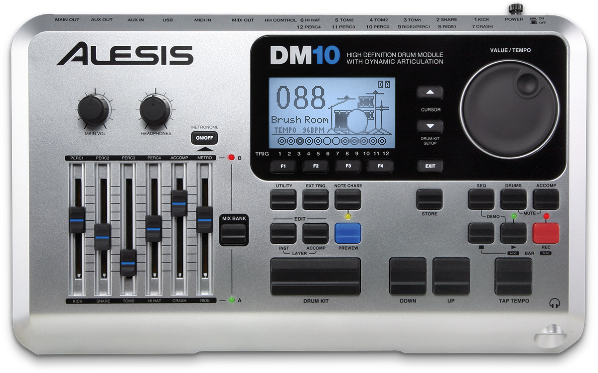 Alesis Electronic Drum Set DM10XKITMESH 6-Piece Mesh Head Dual-Zone - Image 4