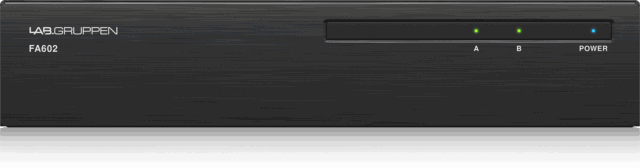 Lab Gruppen FA602 2 x 60W Commercial Amplifier with Direct Drive Technology and Energy Star Certification