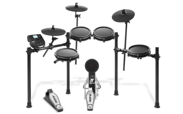 Alesis Nitro Mesh Kit 8-Piece Electronic Drum Set with Mesh Heads - Black