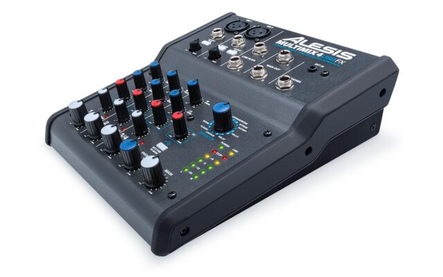 Alesis MultiMix 4 USB FX Mixer MM4USBFXPTOOLS with Effects and USB Connectivity