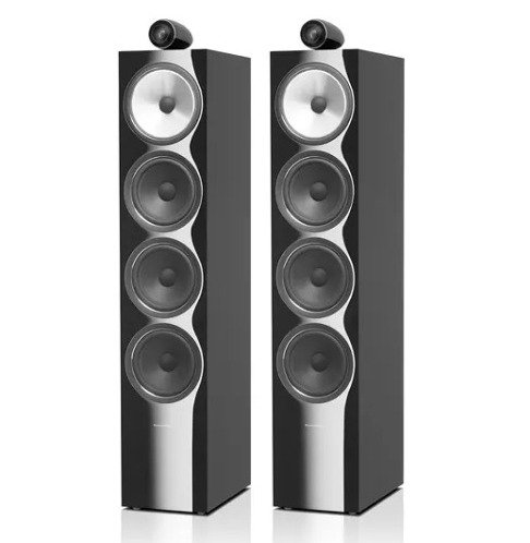 Bowers & Wilkins 702 S2 Premium HiFi Floorstanding Loudspeaker, Gloss Black - Pair