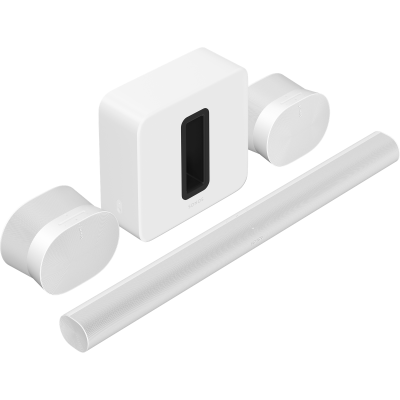 Sonos Ultimate Immersive Set with Arc, Sub (Gen3) and Era 300 - White