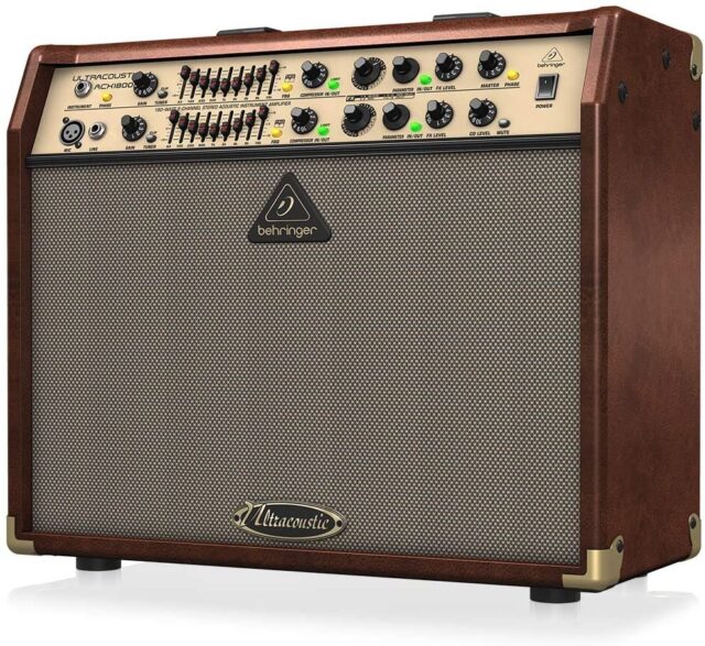 Behringer Acoustic Guitar Amp ACX1800 180W 2-Channel with Dual FX