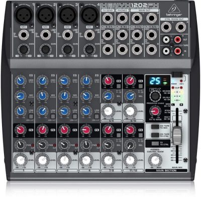 Behringer 1202FX Mixer Audio 12 CH (4Mono & 4 Stereo) w/ FX