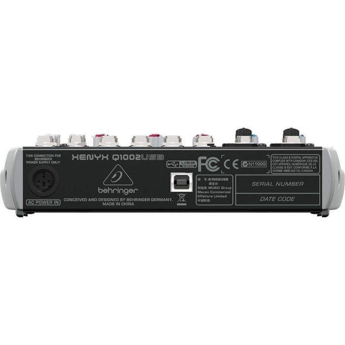 Behringer Q1002USB Mixer Audio 10 CH (2Mono & 4 Stereo) w/ USB Interface - Image 2