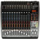 Behringer QX2442USB Mixer Audio 16 CH (8 Mono & 4 Stereo) w/ KLARK TEKNIK Multi-FX Processor USB Interface and Wireless Option