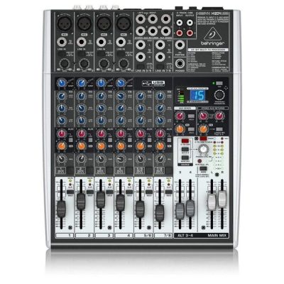 Behringer X1204USB Mixer Audio 12 CH (4Mono & 4 Stereo)