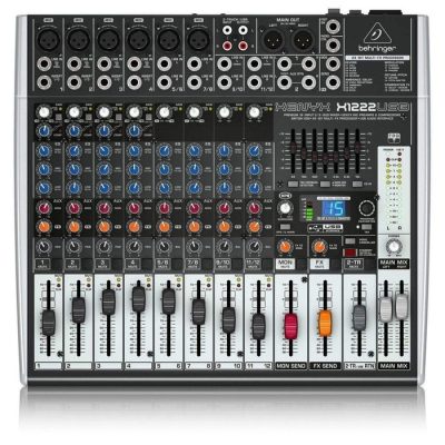 Behringer X1222USB Mixer Audio 10 CH (6 Mono & 2 Stereo)