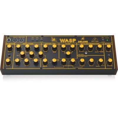 Behringer WASPDELUXE Analog Synthesizer with Dual OSCs, Multi-Mode VCF, 16-Voice Poly Chain and Eurorack Format
