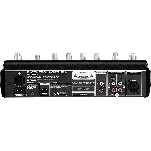 Behringer DJ Controller BCD3000 with USB Audio Interface and 24-Bit Converters - Image 2