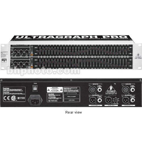 Behringer Graphic Equalizer FBQ3102 31-Band Stereo with Feedback Detection - Image 4