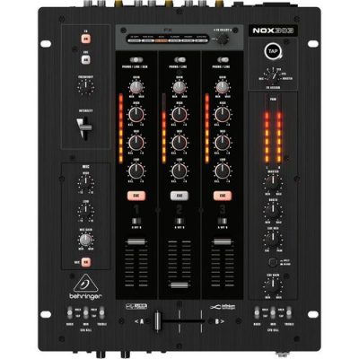 Behringer PRO MIXER NOX303 3-Channel DJ Mixer with USB Interface and Digital FX