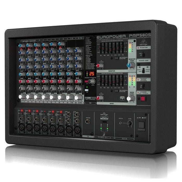 Behringer PMP580S Mixer Powered 10 CH (6 Mono & 2 Stereo) 2x250W - Image 2