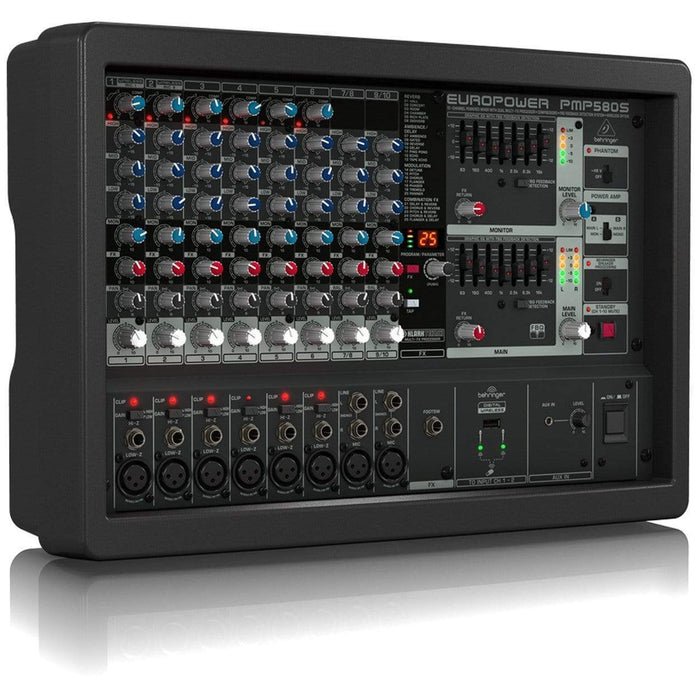 Behringer PMP580S Mixer Powered 10 CH (6 Mono & 2 Stereo) 2x250W - Image 3