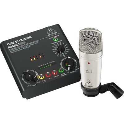 Behringer VoiceStudio Recording Bundle with C-1 Mic and MIC500USB Preamp