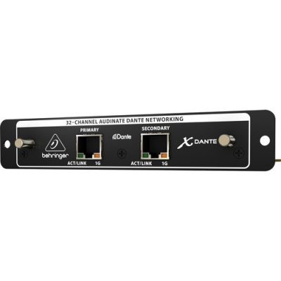 Behringer X-Dante Expansion Card for X32 Mixer with 32-Channel Audio over Ethernet