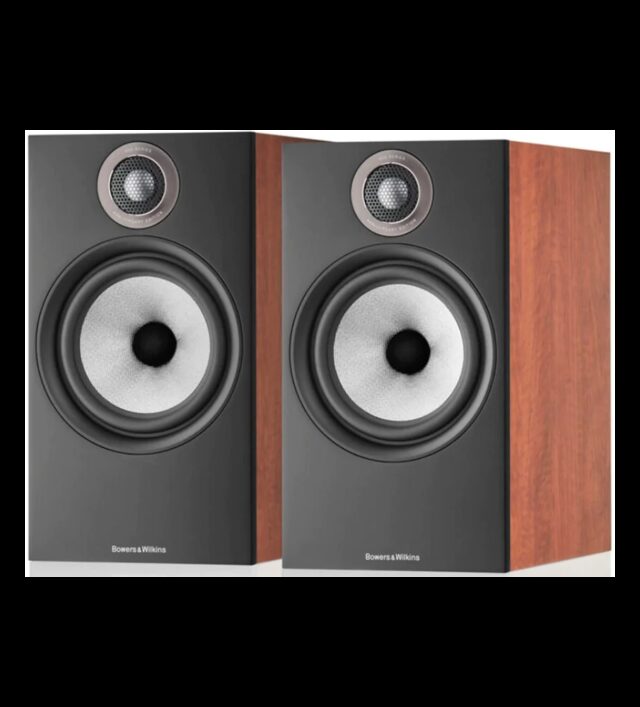 Bowers & Wilkins 606 S2 Anniversary Edition 2-Way Standmount Loudspeaker, Red Cherry- Pair