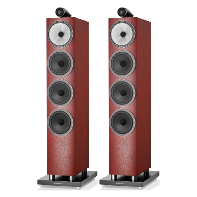 Bowers & Wilkins 702 S3 3-Way Floorstanding Loudspeaker, Rosenut - Pair