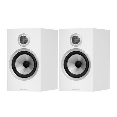 Bowers & Wilkins 706 S2, 2-Way Premium HiFi Standmount Loudspeaker,700 Series, Satin White - Pair
