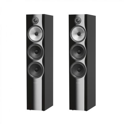 Bowers & Wilkins 703 S2 Premium HiFi Floorstanding Loudspeaker, Gloss Black - Pair