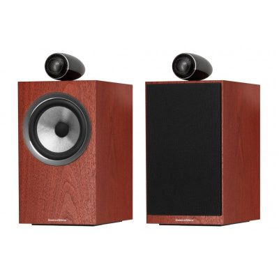 Bowers & Wilkins 705 S3 2-Way Premium HiFi Standmount Loudspeaker, Rosenut - Pair