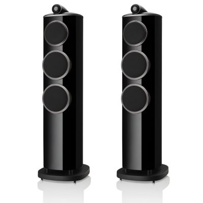 Bowers & Wilkins 804 D4 Studio-Grade Diamond Floorstanding Loudspeaker, Gloss Black - Pair