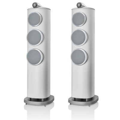 Bowers & Wilkins 804 D4 Studio-Grade Diamond Floorstanding Loudspeaker, White - Pair