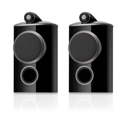 Bowers & Wilkins 805 D4 Studio-Grade Diamond Standmount Loudspeaker, Gloss Black - Pair
