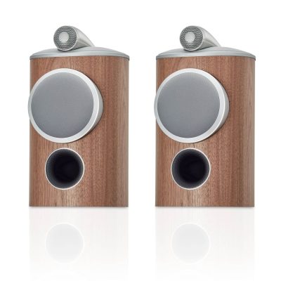 Bowers & Wilkins 805 D4 Studio-Grade Diamond Standmount Loudspeaker, Satin Walnut - Pair