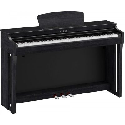 Yamaha Clavinova CLP-725 Digital Upright Piano - Matte Black Finish