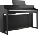 Roland Digital Piano HP704-CH with Premium 88-key Home Digital Piano - Charcoal Black