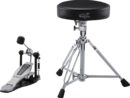 Roland V-Drums Accessory Package DAP-3X with Drumsticks and Throne for Beginners