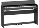 Roland F107 CB with 88-Key Digital Piano with Bench - Contemporary Black