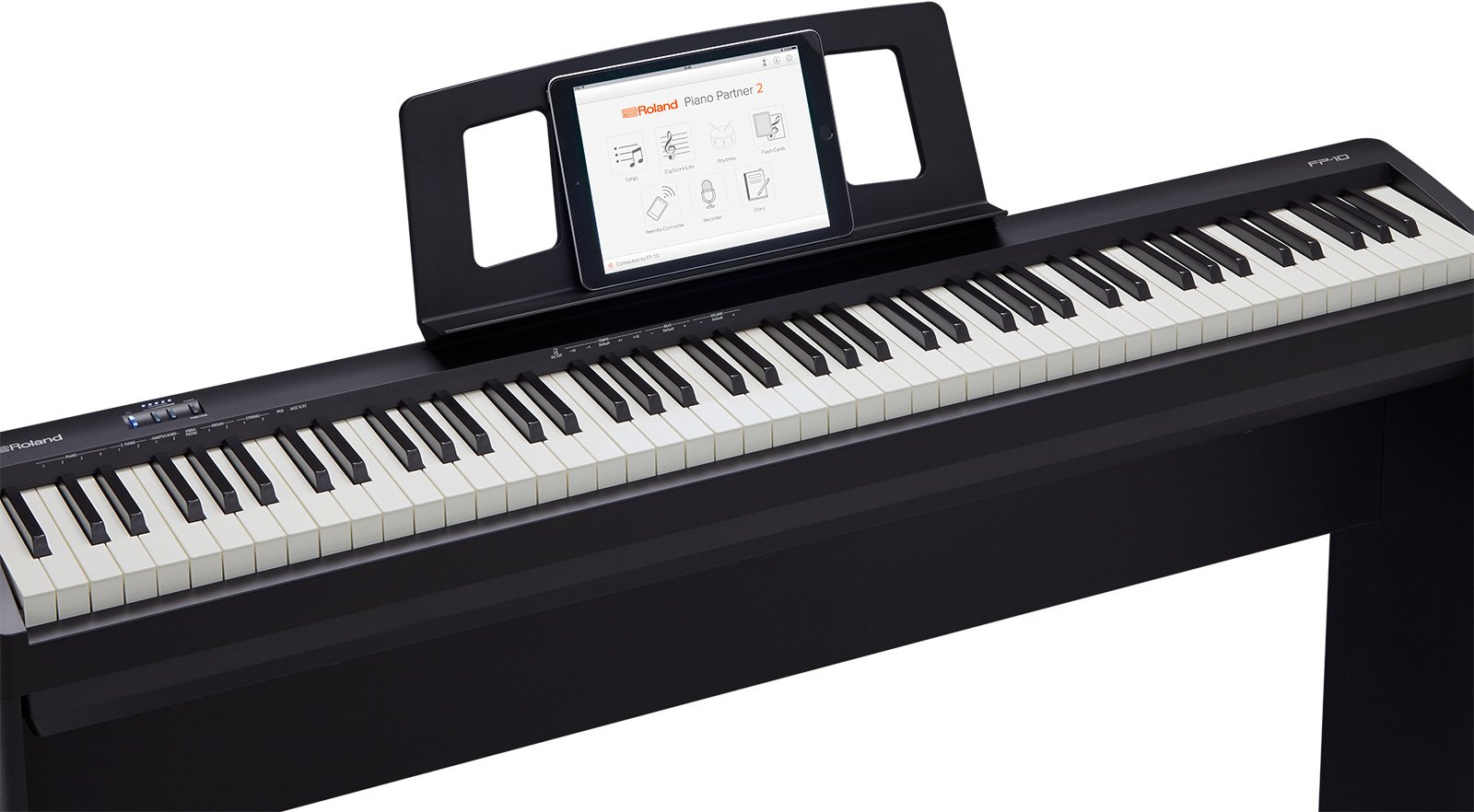 Roland Digital Piano FP-10-BK 88-Key Hammer Action Black - Image 4