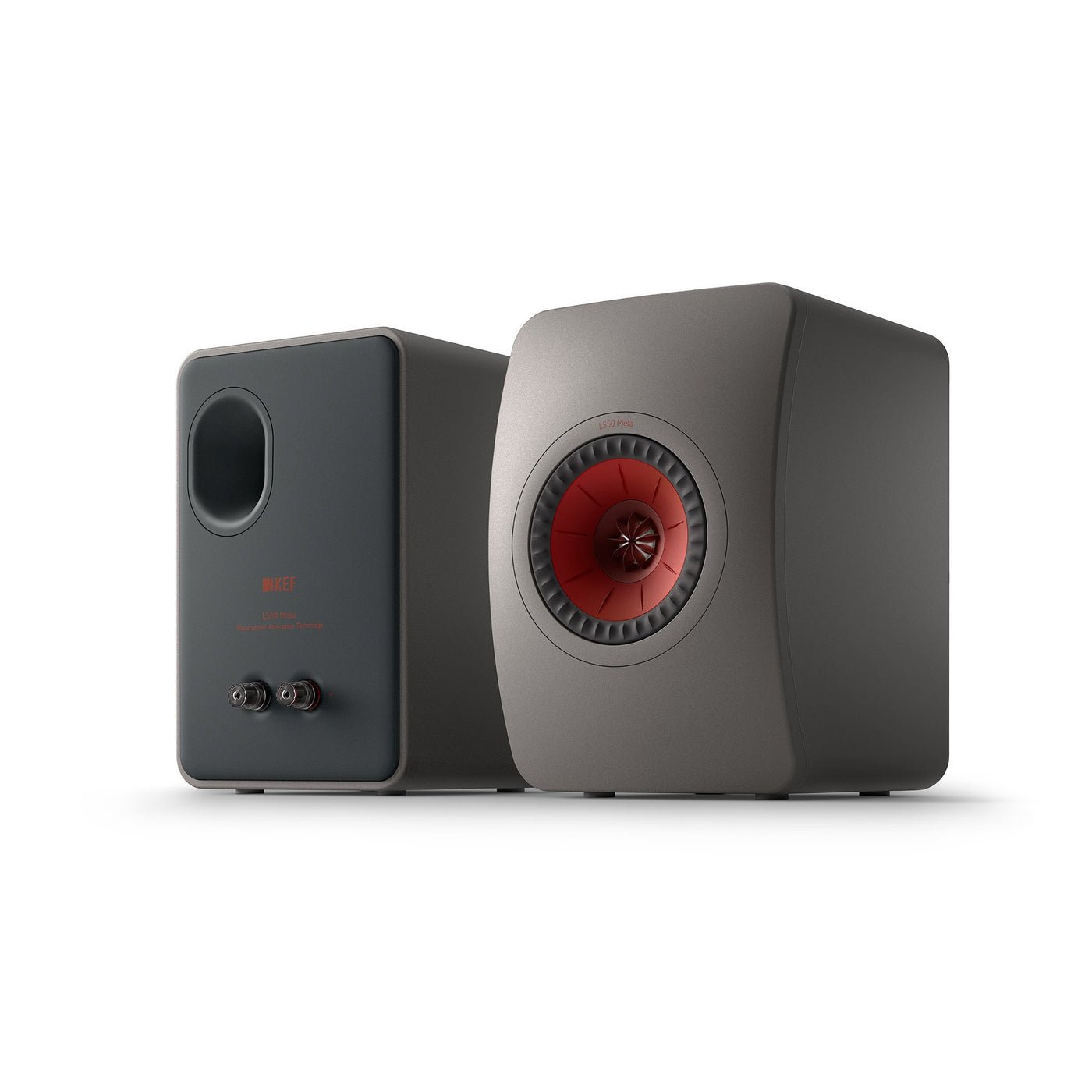 KEF LS50 Meta Highly Precise Hi-Fi Bookshelf Speakers Titanium - Pair - Image 2