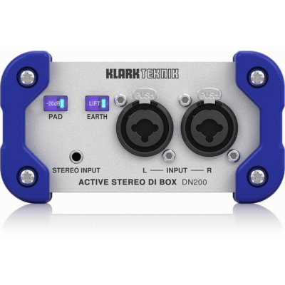 Behringer DN200V2 Active DI Box, 2-Channel with Extended Dynamic Range
