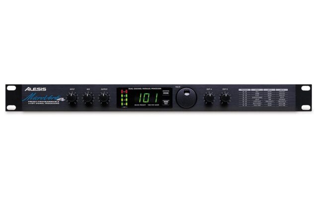 Alesis MICROVERB4 18Bit Signal Processor,(200 Programs)