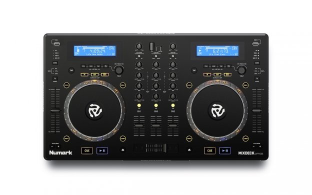 Numark Mixdeck Express DJ Controller MIXDECKEXBK with CD, USB, and Serato DJ Intro