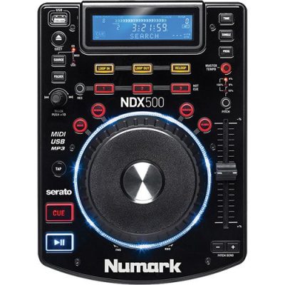 Numark NDX500 USB CD Media Player and DJ Controller with Touch-Sensitive Jog Wheel