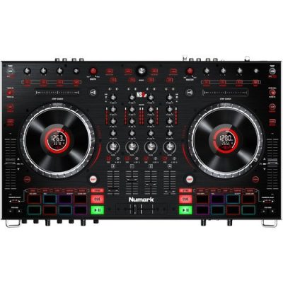 Numark NS6II 4-Channel DJ Controller with Touch-Capacitive Jog Wheels